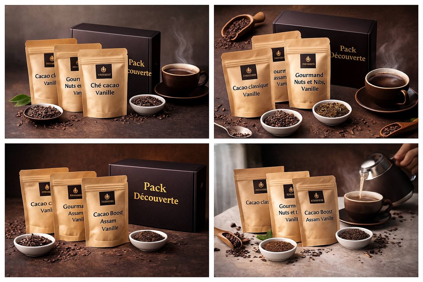 👉 Coffret découverte Théchocolat – 3 thés chocolatés gourmands (sans sucre)