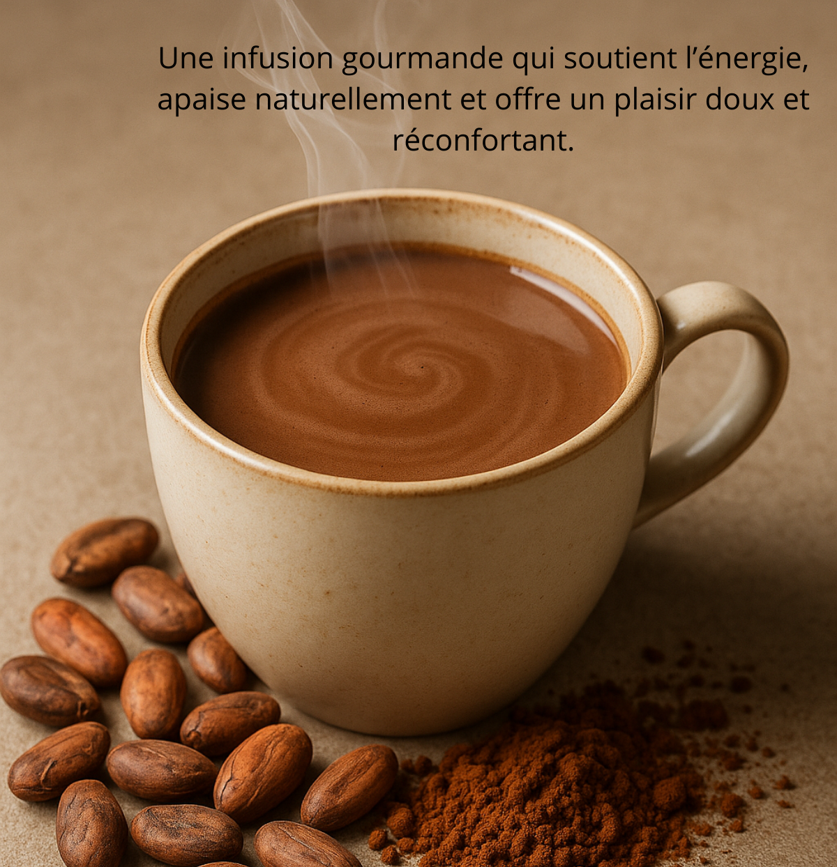 👉 Thé chocolaté énergisant – Assam Vanille | Alternative au café | 40g