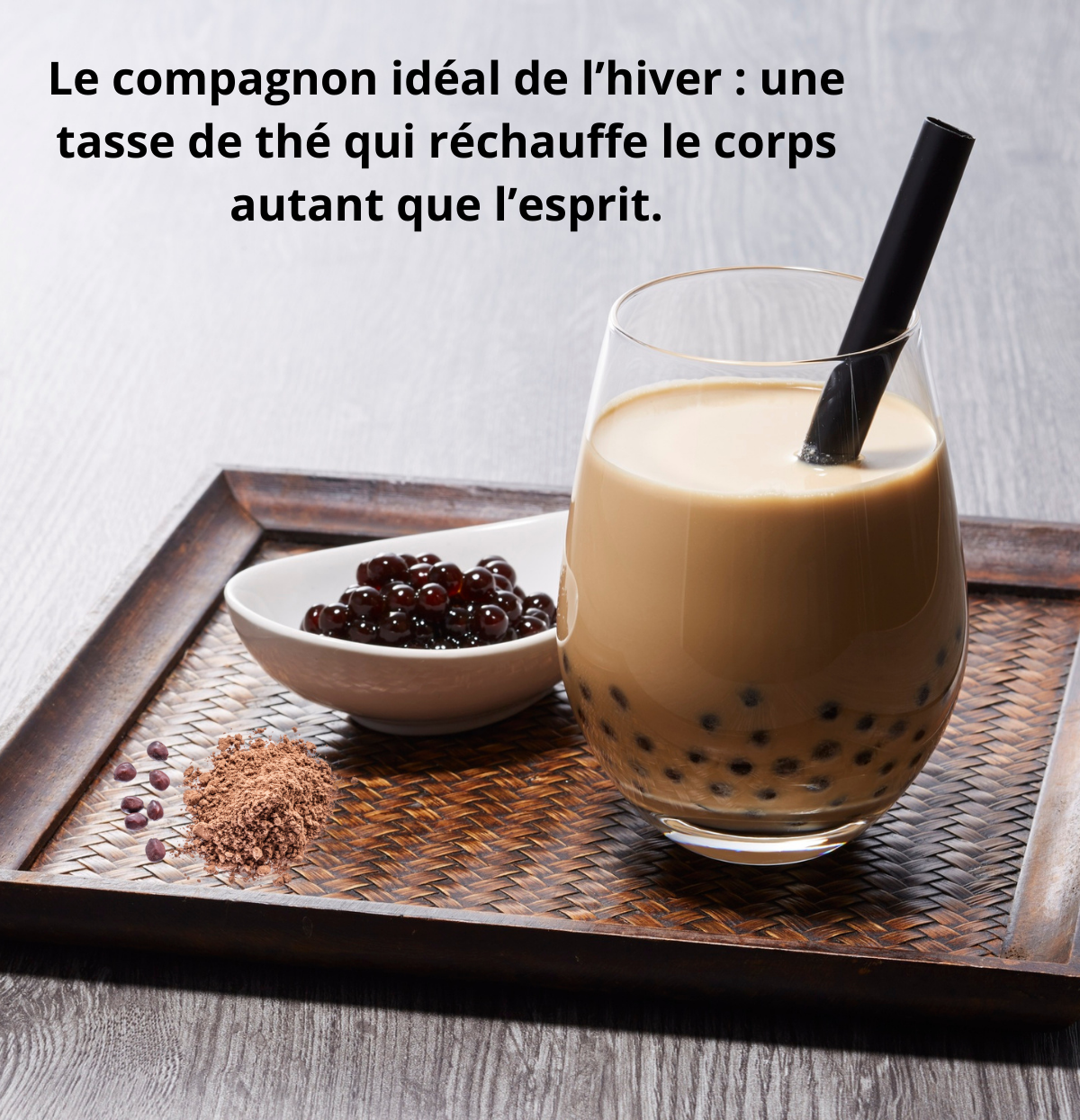 👉 Thé chocolaté énergisant – Assam Vanille | Alternative au café | 40g
